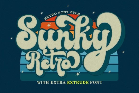 A Practical Review of Sunky Retro: A Bold Script Font for Modern Campaigns