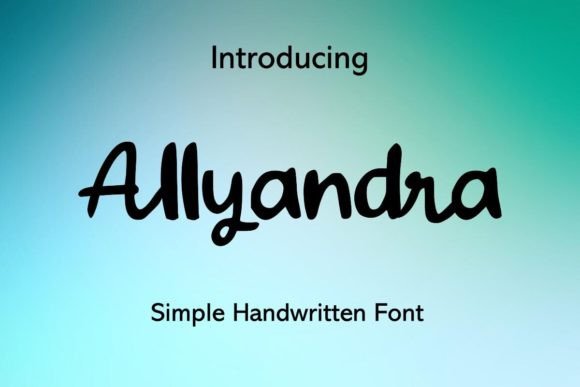 Adding Human Charm to Your Web Layouts with Allyandra Font