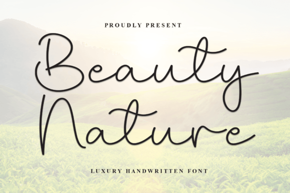 Beauty Nature: A Font That Shapes Campaign Stories