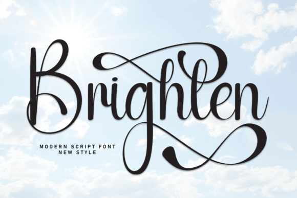 Brighten Font: A Friendly Handwritten Typeface for Web Projects