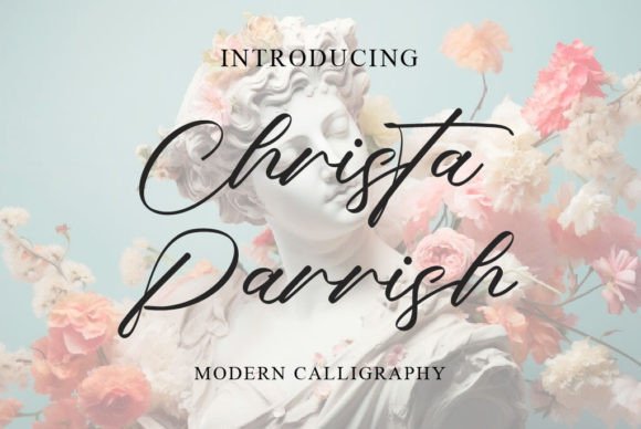 Christa Parrish: The Script Font That Makes Your Products Sing