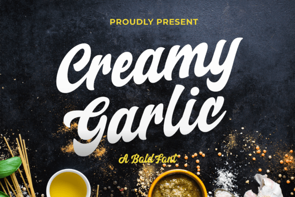 Creamy Garlic: A Script Font Built for Real Branding Work