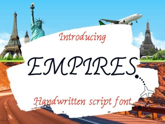 Empires Font: A Casual Handwritten Typeface for Authentic Branding