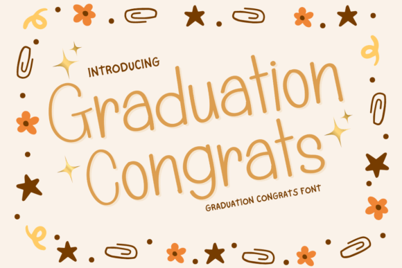 Graduation Congrats: A Typeface for Editorial Expression