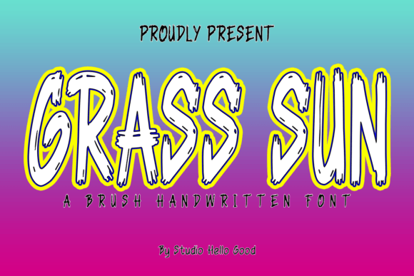 Gras Sun: A Warm Handwritten Font for Digital Brand Identity