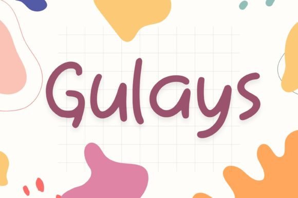 Gulays Font: Your Friendly Crafting Companion