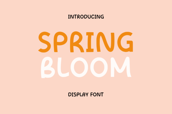 Introducing Spring Bloom: The Playful Handwritten Font for Crafters