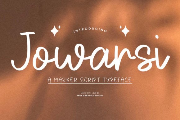 Jowarsi: A Casual Script Font for Modern Branding