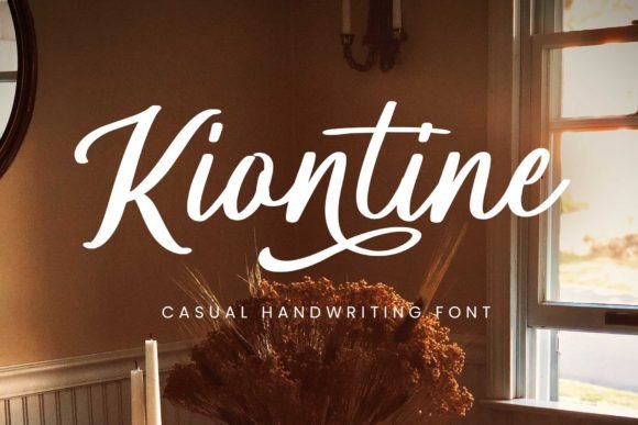 Kiontine: A Handwritten Font for Modern Branding