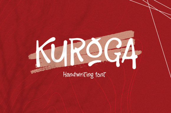 Kuroga: A Handwritten Font for Modern Marketing Impact