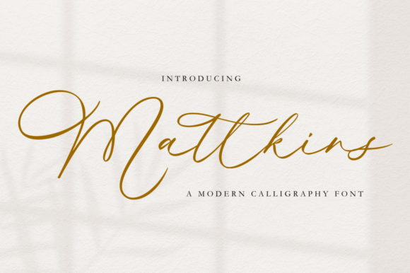Mattkins: A Calligraphy Font That Connects With Your Audience