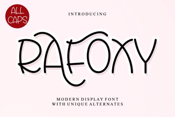 Rafoxy: The Font That Brings Editorial Personality to Your Pages