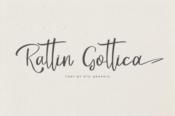 Rattin Gotica: My Favorite Handwritten Brush Font for Brands