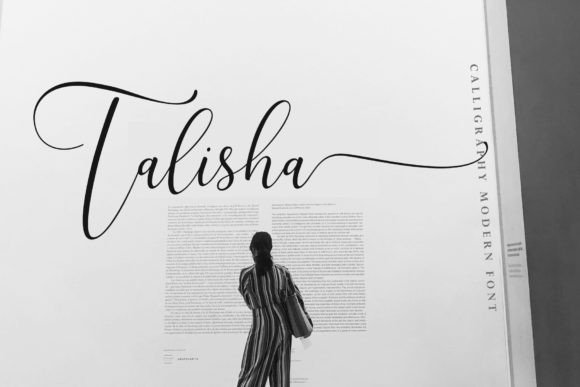 Talisha: A Script Font for Elegant Branding Projects