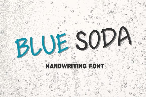 The Calm Joy of Blue Soda Font