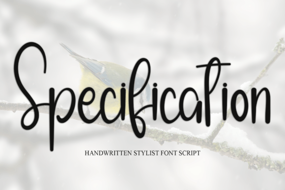 The Specification Font: Your Creative Companion