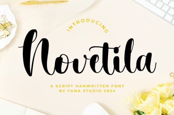Using Novetila: A Script Font for Modern Campaigns