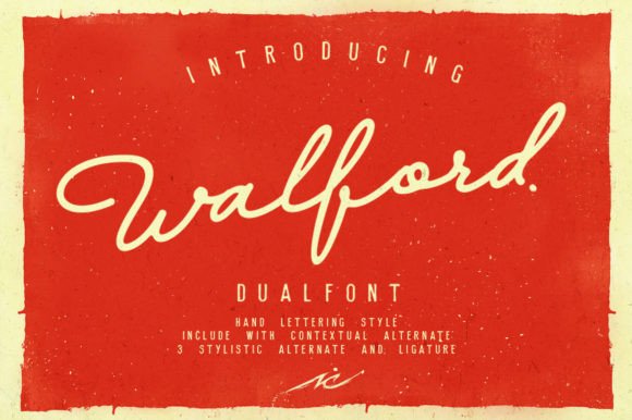 Walford: A Versatile Handlettering Font for Your Business Brand