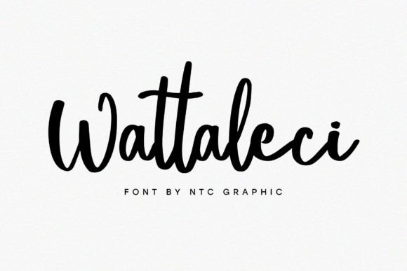Wattaleci: A Modern Handwritten Font for Digital Creators