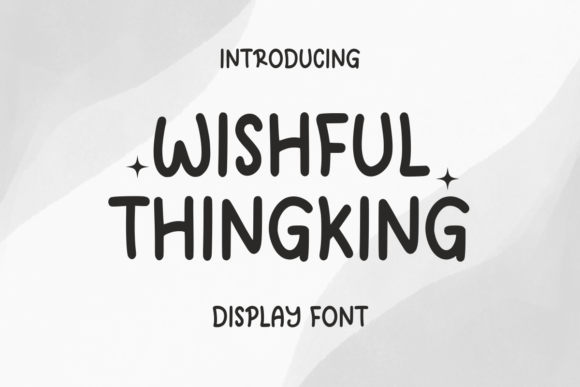 Wishful Thingking: A Playful Handwritten Font for Digital Design